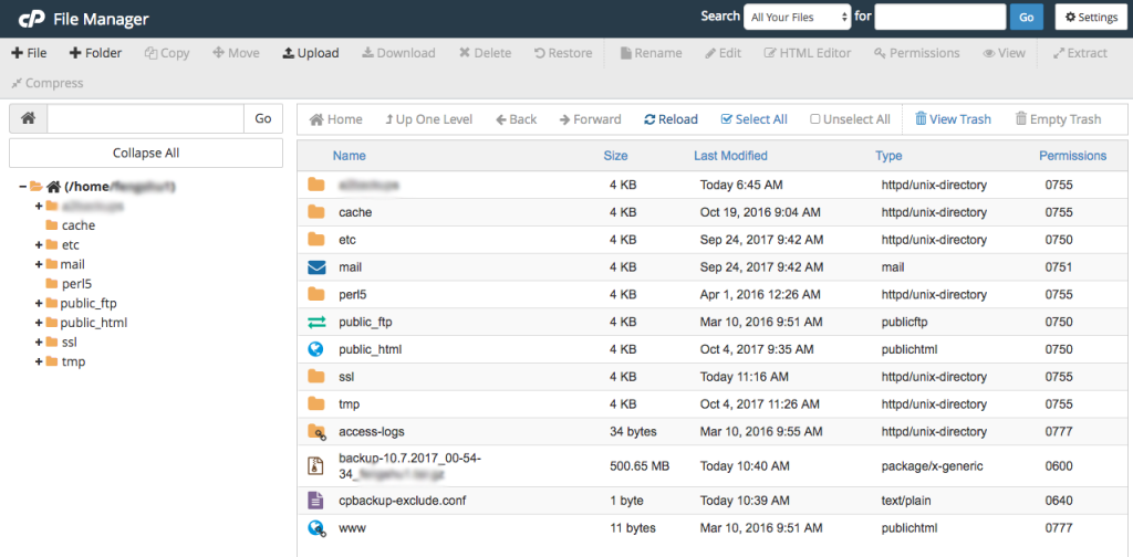 cpanel-backup-file-manager